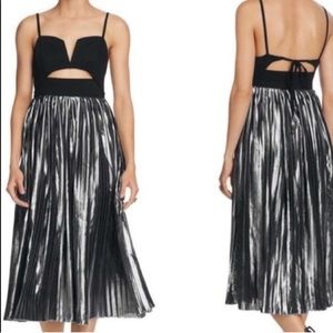 Free People Metallic Midi dress